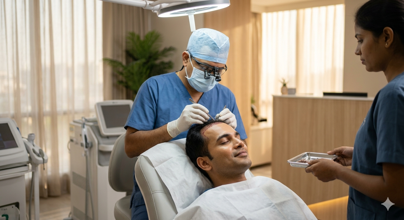 Hair Transplant Surgery at KOQ10 Aesthetic Clinic Siliguri